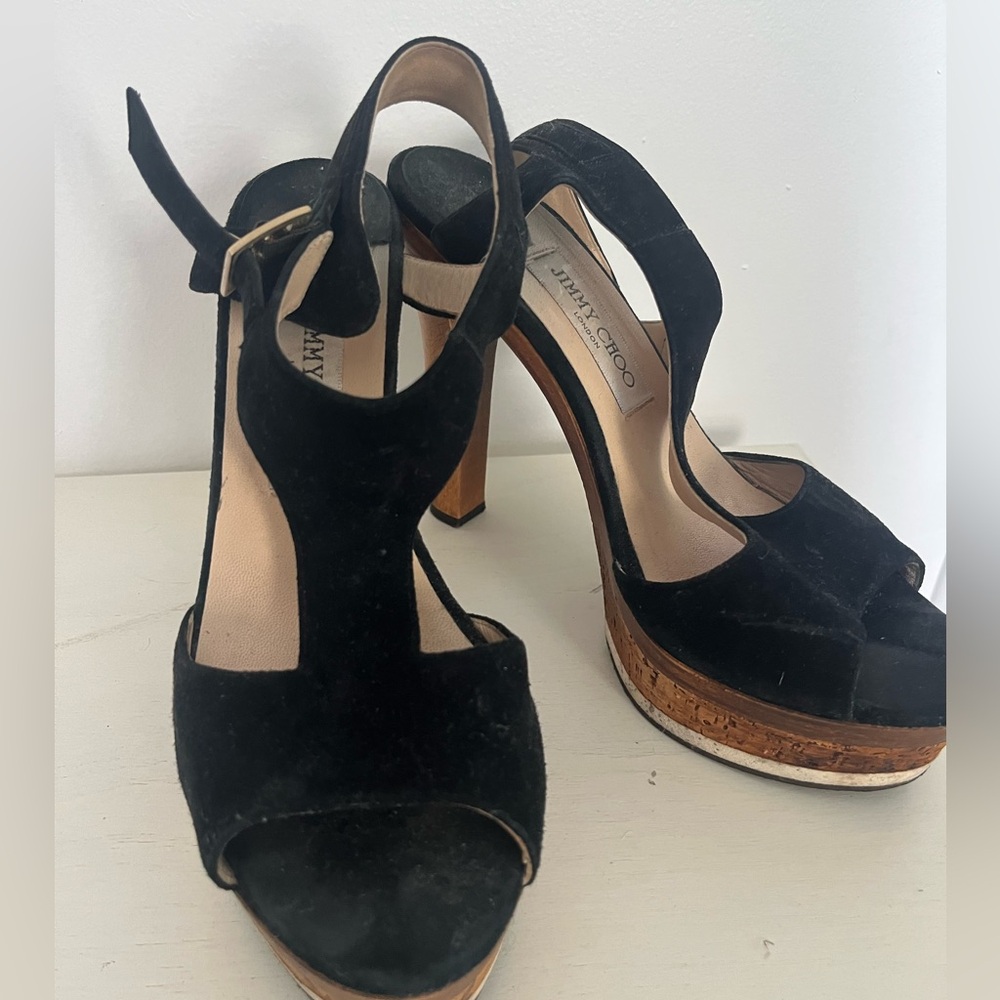 Jimmy Choo Platform Heel Sandals